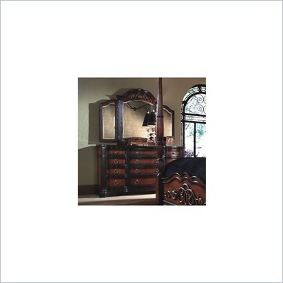 Magnussen Stafford 12 Drawer Triple Dresser and Mirror Set