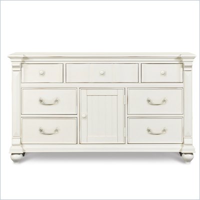Magnussen Summerhill Wood 6 Drawer Dresser  in Antique White Finish