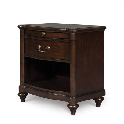 Magnussen Taylor Wood 1 Drawer Open Nightstand in Espresso Finish