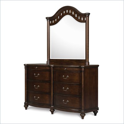 Magnussen Taylor Six Drawer Dresser and Mirror Set in Espresso