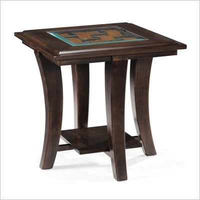 Magnussen Tivoli Wood Rectangular End Table