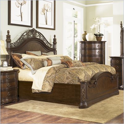 Magnussen Villa Corina Panel Bed in Hazelnut Finish