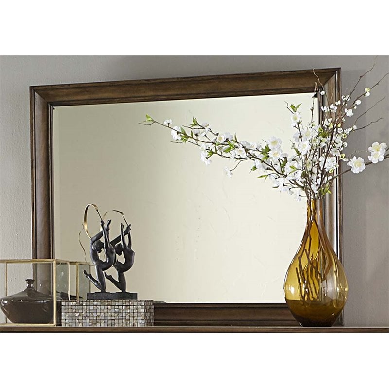 Liberty Furniture Amelia Mirror in Antique Toffee