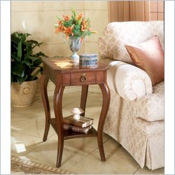 Butler Specialty Plantation Cherry Rectangular Wood End Table
