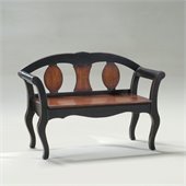 Butler Specialty Artists' Originals Wood Bench in Caf Noir Finish