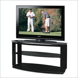 Tech-Craft Sorrento 50 Inch Metal Plasma/LCD TV Stand in Black