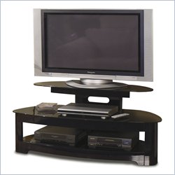 Tech-Craft Sorrento 50 Bentwood LCD/Plasma TV Stand-Mahogany