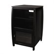 ADD TO YOUR SET: Tech-Craft Veneto Series Black Wood Audio Rack