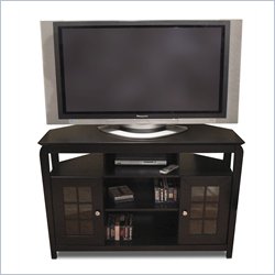 Tech-Craft Veneto Series Black 46" Hi-Boy Wood LCD/Plasma TV Stand