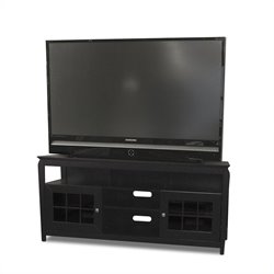 Tech-Craft Veneto 60" Hi-Boy Black Wood LCD/Plasma TV Stand