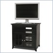 Tech-Craft Veneto 32 Black Hi-Boy Wood LCD/Plasma TV Stand