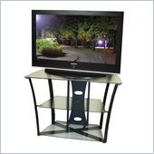 Tech-Craft Bernini Series 38 Inch Wide Hi-Boy TV Stand in Walnut Finish