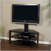 Tech-Craft Veneto Series 42 Inch Wide Plasma/LCD TV Stand with Mount in Walnut