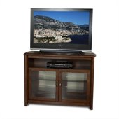 Tech-Craft Veneto Series 50 Inch Wide Hi-Boy TV Stand in Walnut Finish