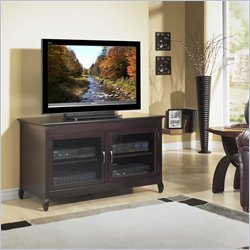 Tech-Craft Veneto Series 48 Inch Wide Hi-Boy TV Stand in Espresso Finish