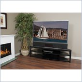 Tech Craft 72“ Wide Corner TV Stand in Black