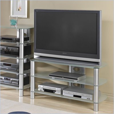 Tech-Craft Black Metal TV Stand