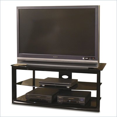 Tech-Craft Bernini 48" Black Metal LCD/Plasma TV Stand