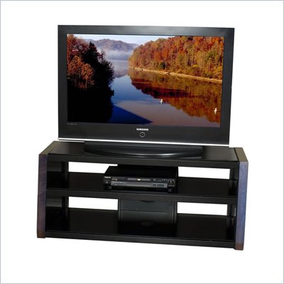Tech-Craft Monaco Series 48 Inch Wide NTR Plasma/LCD TV Stand in Walnut Finish 