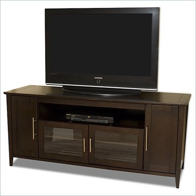 Tech-Craft 64" Wide Espresso "Hi-Boy" Flat Panel TV Credenza