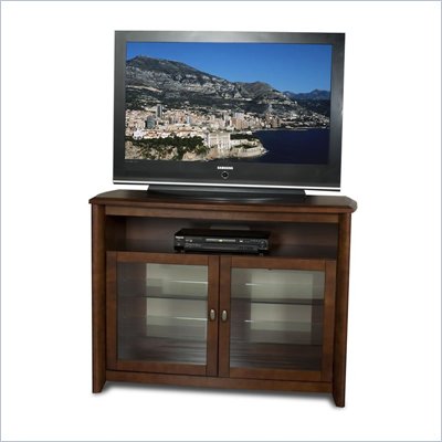 Tech-Craft Veneto Series 50 Inch Wide Hi-Boy TV Stand in Walnut Finish