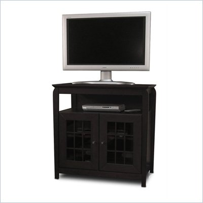 Tech-Craft Veneto Series Black 32" Hi-Boy Wood LCD/Plasma TV Stand