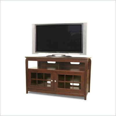 Tech-Craft Veneto 48" Hi-Boy Wood LCD/Plasma TV Stand in Rich Walnut Finish