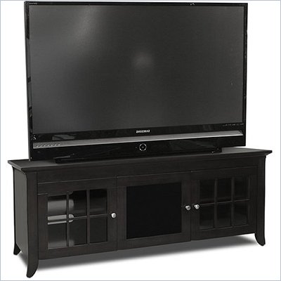Tech-Craft Veneto 60" Black Hi-Boy Wood LCD/Plasma TV Stand