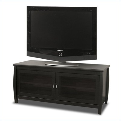 Tech-Craft Veneto 48" Black Wood LCD/Plasma TV Stand