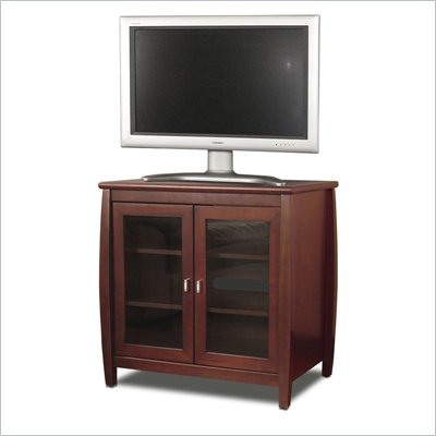 Tech-Craft Veneto Series 30" Walnut Tall Boy LCD/Plasma Wood TV Stand