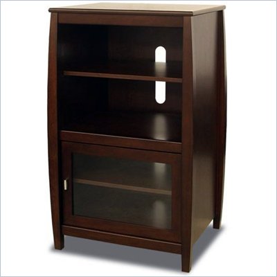 Tech-Craft Veneto Series Walnut 40" Wood Audio Rack