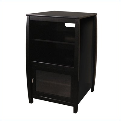 Tech-Craft Veneto Series Black Wood Audio Rack