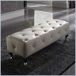 Nelly Upholstered Bench in White