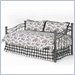 Southern Textiles Jolie 4-Piece Black Daybed Bedding Set