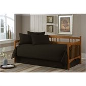 Southern Textiles Paramount Solid Black Twin 5-pc Daybed Ensemble