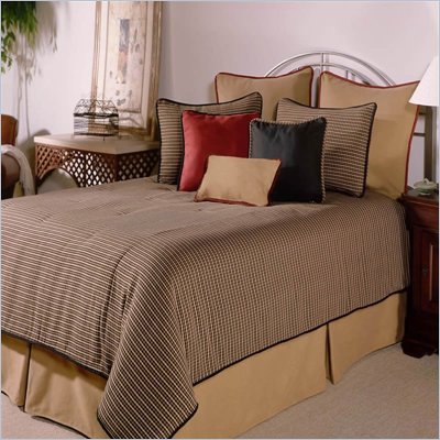 Southern Textiles Elite Huntington Check 4-Piece Queen Bedding Set