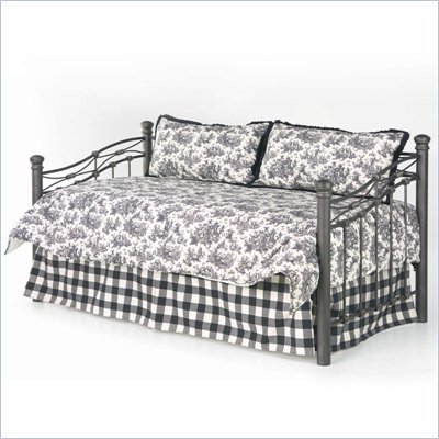 Southern Textiles Jolie 4-Piece Black Daybed Bedding Set