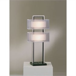 NOVA Lighting Amarillo Silver Accent Table Lamp