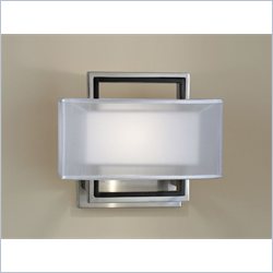 NOVA Lighting Amarillo Silver Nickel Sconce