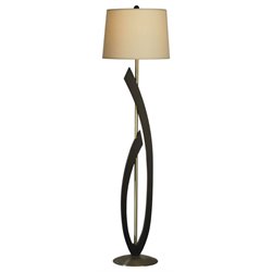 NOVA Lighting Bass Clef Mocha Metal Floor Lamp