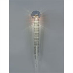 NOVA Lighting Bead Brushed Nickel Sconce Light