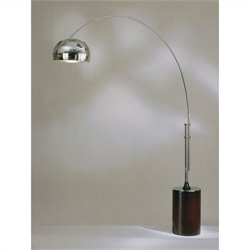 NOVA Lighting Contour Chrome Arc Light