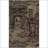 Blazing Needles Tapestry Full Size Futon Cover in Café de Paris