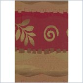 Blazing Needles Tapestry Full Size Futon Cover in Squiggles and Leaves