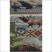 Blazing Needles S/5 Tapestry Futon Cover Package in The Wild North