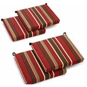 Blazing Needles Set of 4 Outdoor Patio Cushions