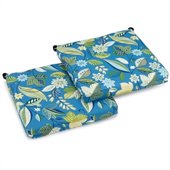 Blazing Needles Set of 2 Outdoor Adirondack Chair Cushions in Print