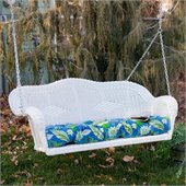 Blazing Needles Outdoor Wicker Porch Swing Cushion