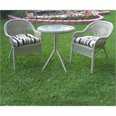Blazing Needles Set of 2 Outdoor Patio Bistro Cushions