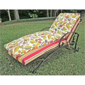 Blazing Needles Outdoor Patio Chaise Lounge Cushion